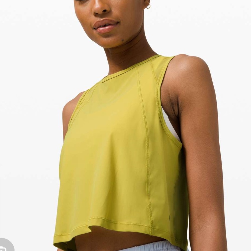lululemon athletica Yellow Tank Top